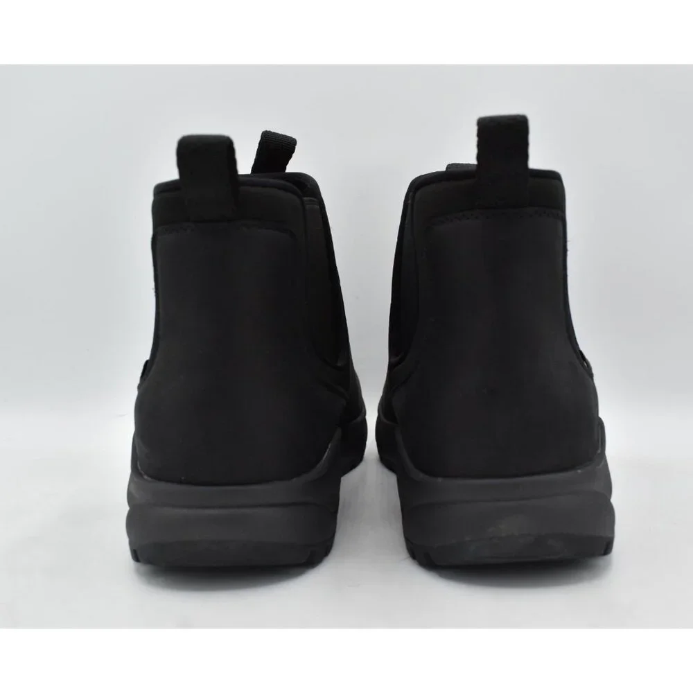 Teva‎ Mens Size 9 Tusayan Black leather Pull On Water Resistant Chelsea Boots